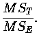 MSt / MSe