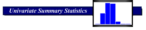 Univarate Summary Statistics