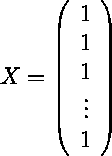 x = (1,1,1,...,1)
