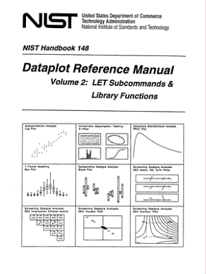 Dataplot Reference Manual Volume 2: LET Subcommands and Library Functions