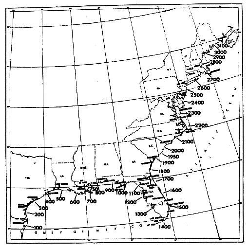 Map of Mileposts